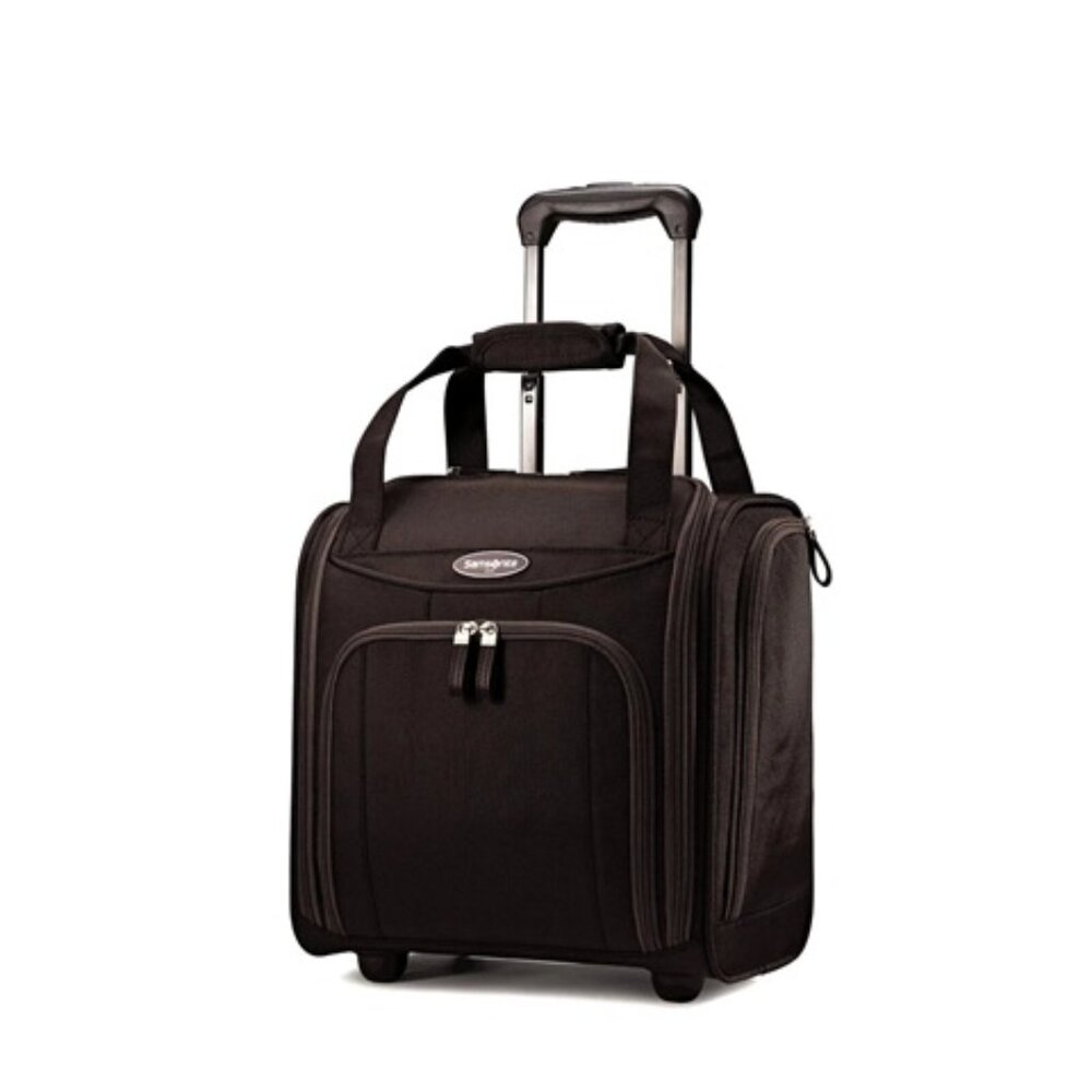 Samsonite Upright Wheeled Carry-On Underseater Small Travel Case NEW Black